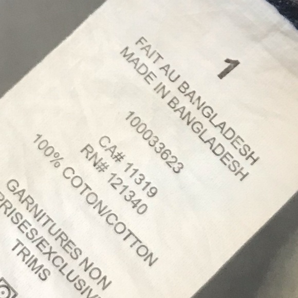 Garage Blue Raw Hem Distressed Jean Denim Shorts Juniors Size 1 - Picture 9 of 11